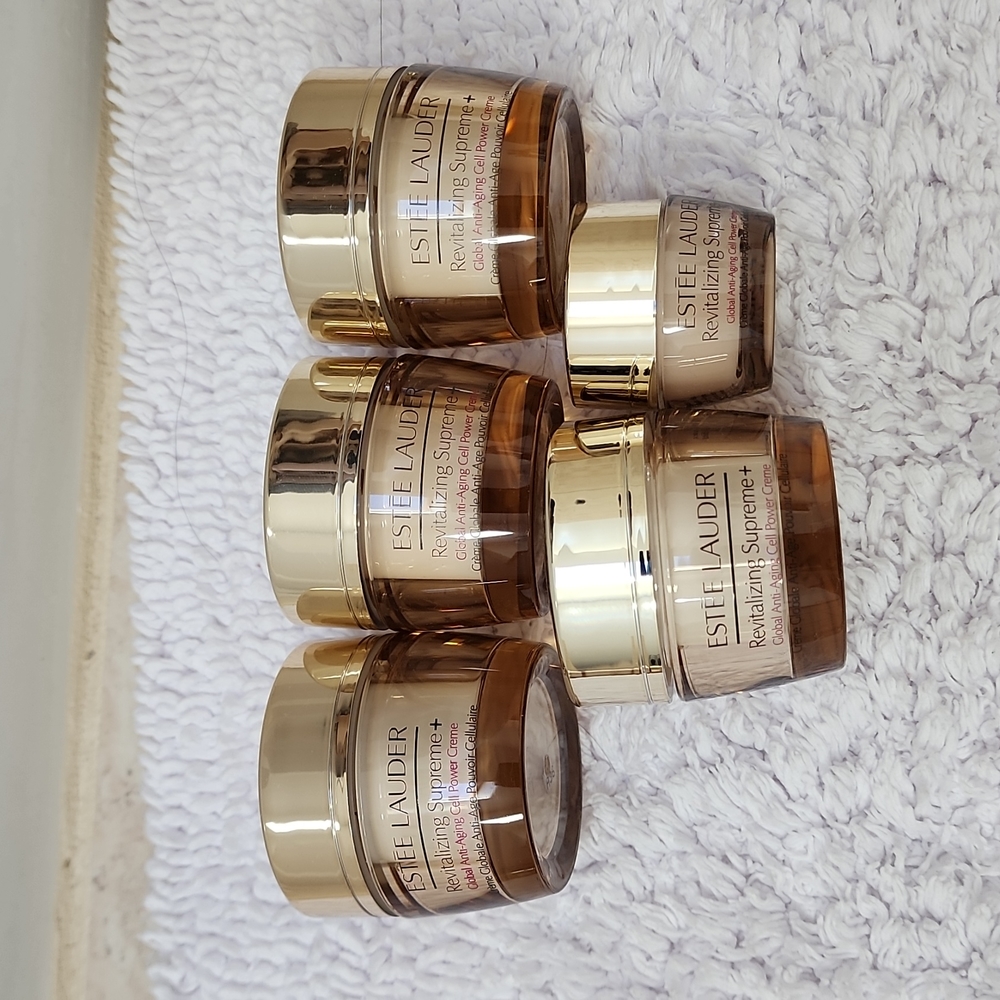 Lot of 4 Estee Lauder Revitalizing Supreme + with Bonus .17oz  bottle